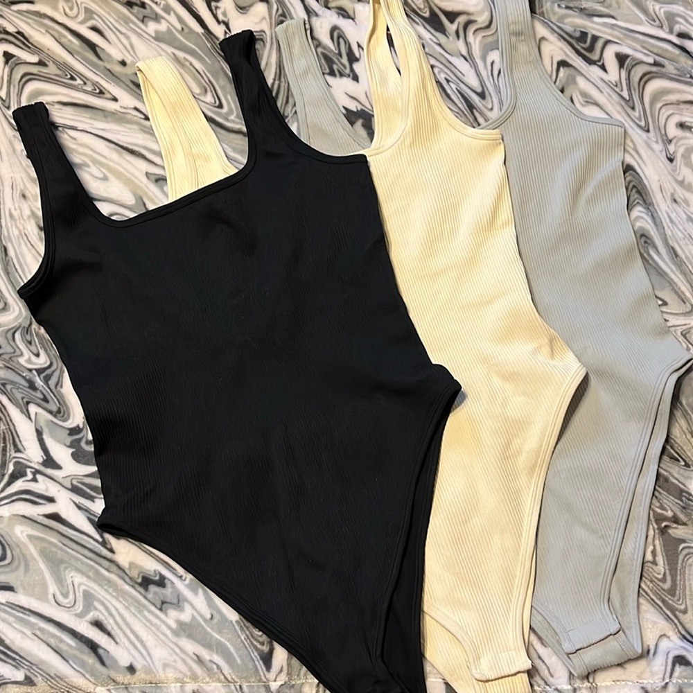 Ribbed bodysuits - 3